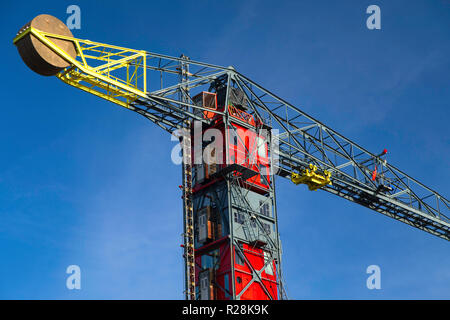 Hôtel à la Grue Faralda NDSM cultural centre, Amsterdam, Pays-Bas, Holland Noord Banque D'Images