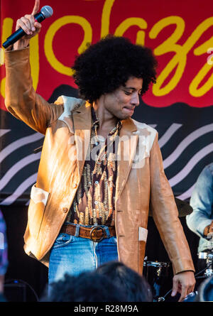 JOSE JAMES célèbre Bill Withers sur le jardin à l'honneur à la 61e Festival de Jazz de Monterey - Monterey, Californie Banque D'Images