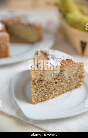 Gâteau poire Banque D'Images