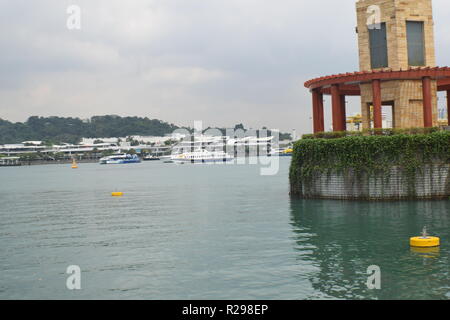 L'île de Sentosa, Singapour Banque D'Images