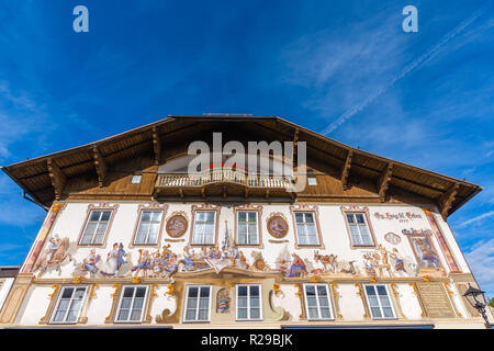 Oberammergau, SAPL Ammergau, Haute-Bavière, Bavaria, Germany, Europe Banque D'Images