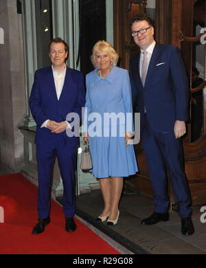 'Fortnum and Mason : Noël et autres fêtes d'hiver' Lancement de livre à Londres avec : Tom Parker Bowles, duchesse de Cornwall où : London, Royaume-Uni Quand : 17 Oct 2018 Source : WENN.com Banque D'Images