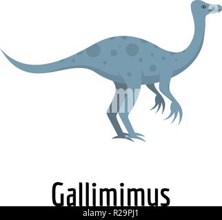 L'icône de Gallimimus. Télévision illustration de gallimimus icône vectorielle pour le web. Illustration de Vecteur