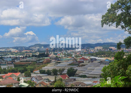 Vue sur colorful dalat au vietnam Banque D'Images