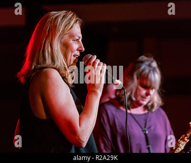 INGRID & CHRISTINE JENSEN INFINITUDE effectuer au 61e Festival de Jazz de Monterey - Monterey, Californie Banque D'Images