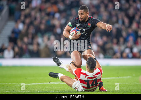 London, Royaume-Uni, samedi, 17 novembre 2018, le RFU, Rugby, stade, Angleterre, 183 automne International, l'Angleterre contre le Japon, © Peter Spur Banque D'Images