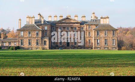 Avis de Dalkeith Palace stately home, à Dalkeith Country Park de Midlothian, Ecosse, Royaume-Uni Banque D'Images