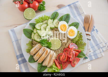 Salade de quinoa Banque D'Images