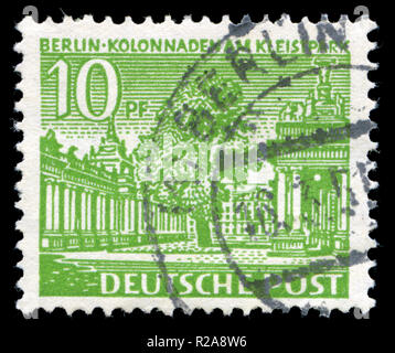 Timbre-poste émis en 1949 de Berlin Banque D'Images