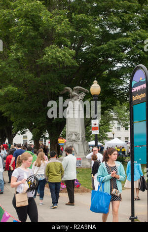 Farmers Market Burlington Vermont Banque D'Images