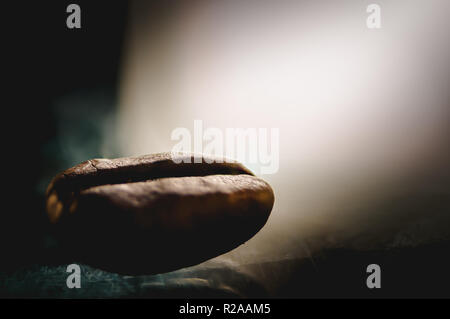 La macro photographie de grain de café Banque D'Images