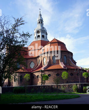 Église Nikiszowiec - zone résidentielle de 1911 Banque D'Images