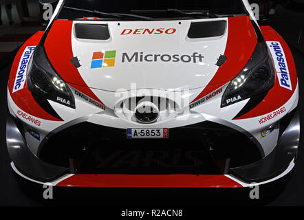 Toyota Yaris WRC 2017 replica, Mondial de l'Automobile de Paris, Paris, France, Europe Banque D'Images