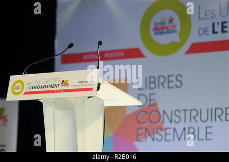 Najat Vallaud-Belkacem assiste à l'Université de l'engagement, Lyon, France Banque D'Images