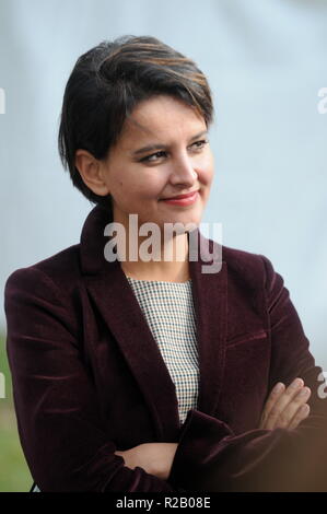 Najat Vallaud-Belkacem assiste à l'Université de l'engagement, Lyon, France Banque D'Images