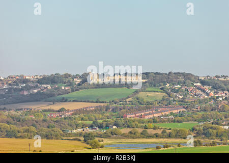 Château de Bolsover, un château du xviie siècle dans la région de Bolsover, Derbyshire, Angleterre Banque D'Images