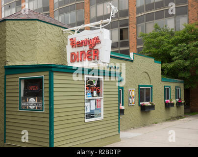 Henrys Diner Burlington Vermont Banque D'Images