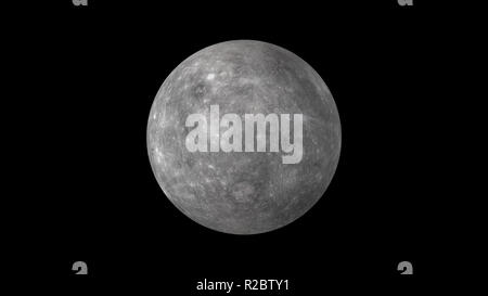 Le mercure planète système solaire Banque D'Images