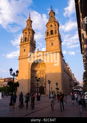 Concatedral de Santa María de la Redonda. Logroño. La Rioja. España Banque D'Images