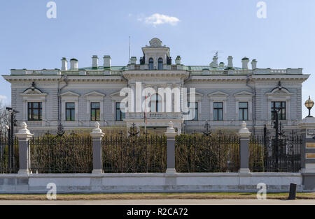 Moscou, Russie - 30 avril 2017 : Construction de l'ambassade britannique à Moscou. Banque D'Images