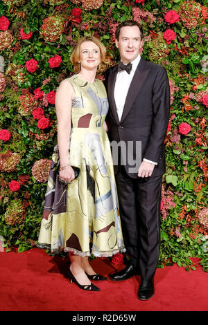 Londres, Royaume-Uni. 18 Nov, 2018. George Osborne au 64ème Evening Standard Theatre Awards 2018 le dimanche 18 novembre 2018 tenue au Theatre Royal Drury Lane, London. Sur la photo : George Osborne. Banque D'Images