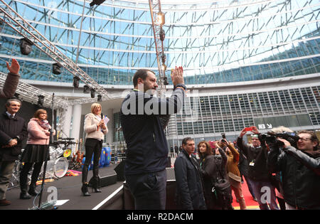 Foto LaPresse - Stefano Porta 19/11/2018 Milano ( mi ) Cronaca sei Non da sola evento contro violenza sulle donne un Palazzo Lombardia Nella foto : Matteo Salvini Banque D'Images