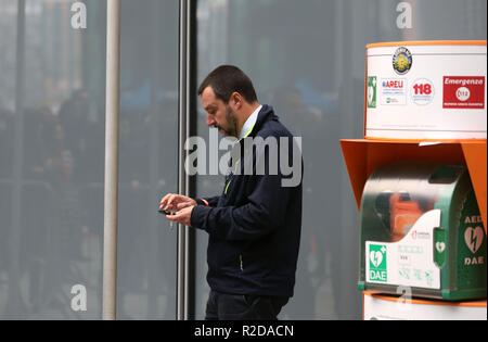 Foto LaPresse - Stefano Porta 19/11/2018 Milano ( mi ) Cronaca sei Non da sola evento contro violenza sulle donne un Palazzo Lombardia Nella foto : Matteo Salvini Banque D'Images