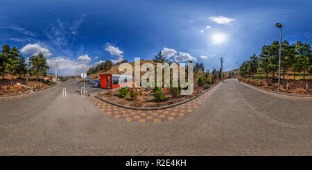 Vue panoramique à 360° de Sorkheh Hesar National Park