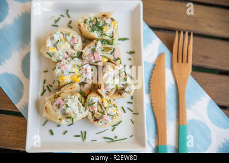 Dîner santé Banque D'Images