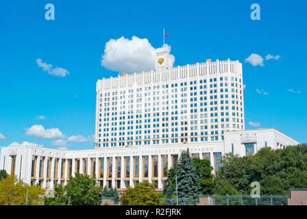 Le Gouvernement de la Fédération de Russie, de l'office de gouvernement de la Russie et le premier ministre, Moscou, Russie Banque D'Images