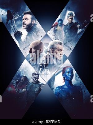 X-Men : days of Future Past Année : 2014 USA Réalisateur : Bryan Singer (affiche de film textless) Banque D'Images