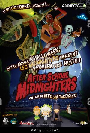 Après l'école Midnighters Hôkago middonaitâzu Année : 2012 Réalisateur : Hitoshi Takekiyo Japon affiche de film d'Animation (Fr) Banque D'Images