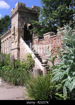 Escalier pour le jardin Banque D'Images