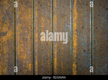 Rusty grunge texture métal, fer ou acier sur tubes squre pour un design graphique Banque D'Images