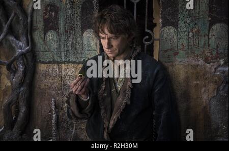 Le Hobbit : la Bataille des Cinq Armées Année : 2014 Nouvelle-Zélande / USA Réalisateur : Peter Jackson Martin Freeman Banque D'Images