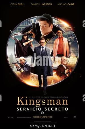 Kingsman : le Service Secret Année : 2014 Réalisateur : Matthew Vaughn UK Movie poster (Sp) Banque D'Images