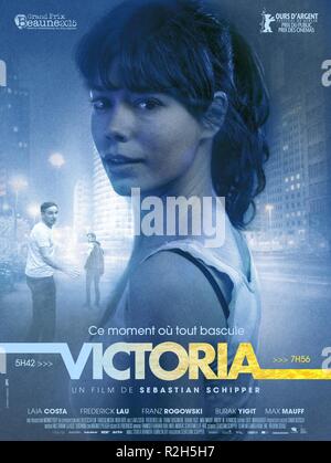 Mon nom est Victoria Victoria Année : 2015 Réalisateur : Allemagne Sebastian Schipper Laia Costa Movie poster (Fr) Banque D'Images