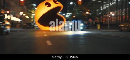 Pixels Année : 2015 USA / Chine Réalisateur : Chris Columbus Banque D'Images