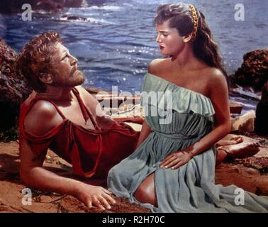 Ulisse Ulysse Année : 1954 Italie / USA Réalisateur : Mario Camerini Kirk Douglas, Silvana Mangano Banque D'Images