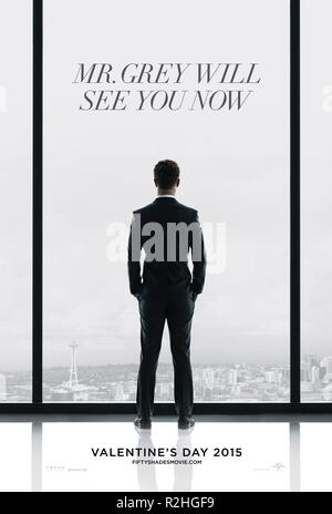 50 nuances de Grey Année : 2015 USA Réalisation : Sam Taylor-Johnson Jamie Dornan Movie poster (USA) Banque D'Images