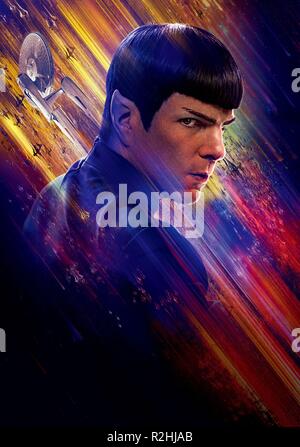 Au-delà de l'année de Star Trek : 2016 USA Réalisateur : Justin Lin Zachary Quinto Art Banque D'Images