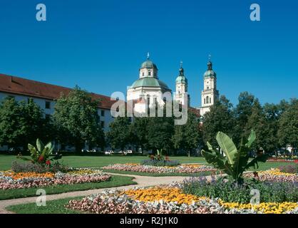 Residence u. st.basilique lorenz,kempten Banque D'Images