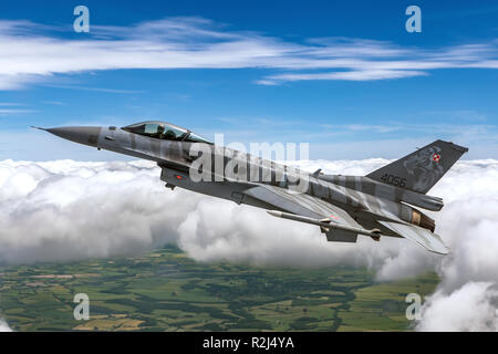 Polish Air Force F-16 photographié au Royal International Air Tattoo (RIAT) Banque D'Images