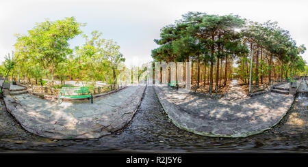 Vue panoramique à 360° de Sorkheh Hesar National Park