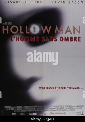 Hollow Man Année : 2000 USA Réalisateur : Paul Verhoeven Affiche (Fr) Banque D'Images