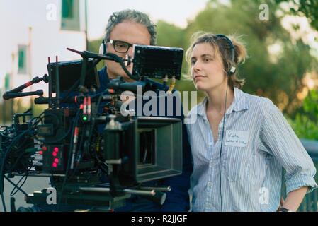 Lady Bird Année : 2017 USA Réalisation : Greta Gerwig Greta Gerwig Shooting photo Banque D'Images