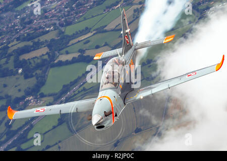 Orlik Aerobatic Team l'équipe de voltige de l'Armée de l'Air polonaise PZL-130 Orlik le volant. Photographié au Royal International Air Tattoo (RIAT) Banque D'Images