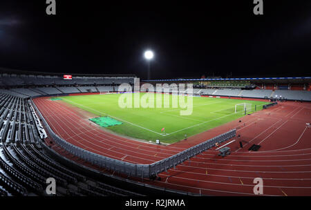 Vue générale du parc de Ceres avant l'UEFA Ligue des Nations Unies, Groupe B4 match entre le Danemark et la République d'Irlande. ASSOCIATION DE PRESSE Photo. Photo date : lundi 19 novembre, 2018. Voir l'ACTIVITÉ DE SOCCER histoire du Danemark. Crédit photo doit se lire : Simon Cooper/PA Wire. RESTRICTIONS : un usage éditorial uniquement. Pas d'utilisation commerciale. Banque D'Images