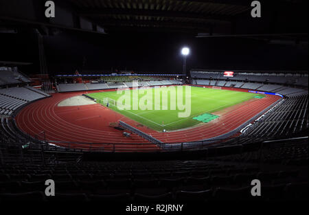 Vue générale du parc de Ceres avant l'UEFA Ligue des Nations Unies, Groupe B4 match entre le Danemark et la République d'Irlande. Banque D'Images