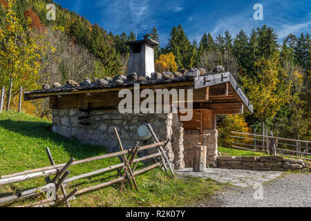 Four à pain et la ferme de Markus Wasmeier Schliersee, musée des sports d'hiver Haute-bavière, Bavaria, Germany, Europe Banque D'Images